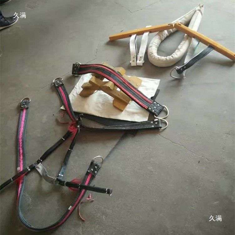 拉马车皮马套老式马套木马套手工制作木马套拉车耐磨马套皮挽具