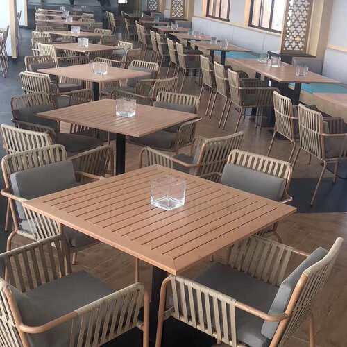 北欧户外艺术庭院露天花园室外高端绳编咖啡店椅子阳台休闲餐桌椅