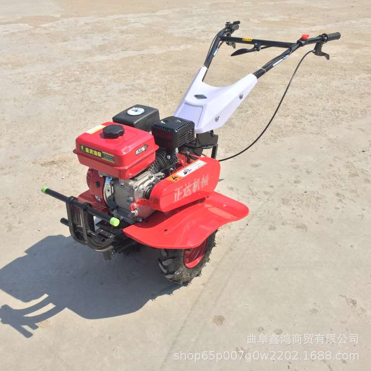 山地柴油四驱旋耕机 手扶式小型柴油旋耕机 果园农场除草旋耕机