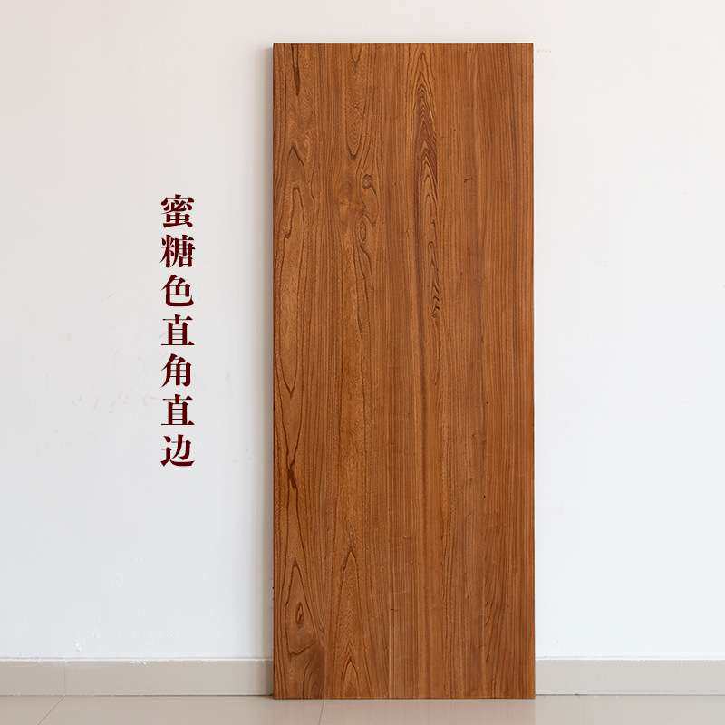 老榆木吧台板桌板办公桌飘窗台电脑桌板家具实木咖啡台餐桌板