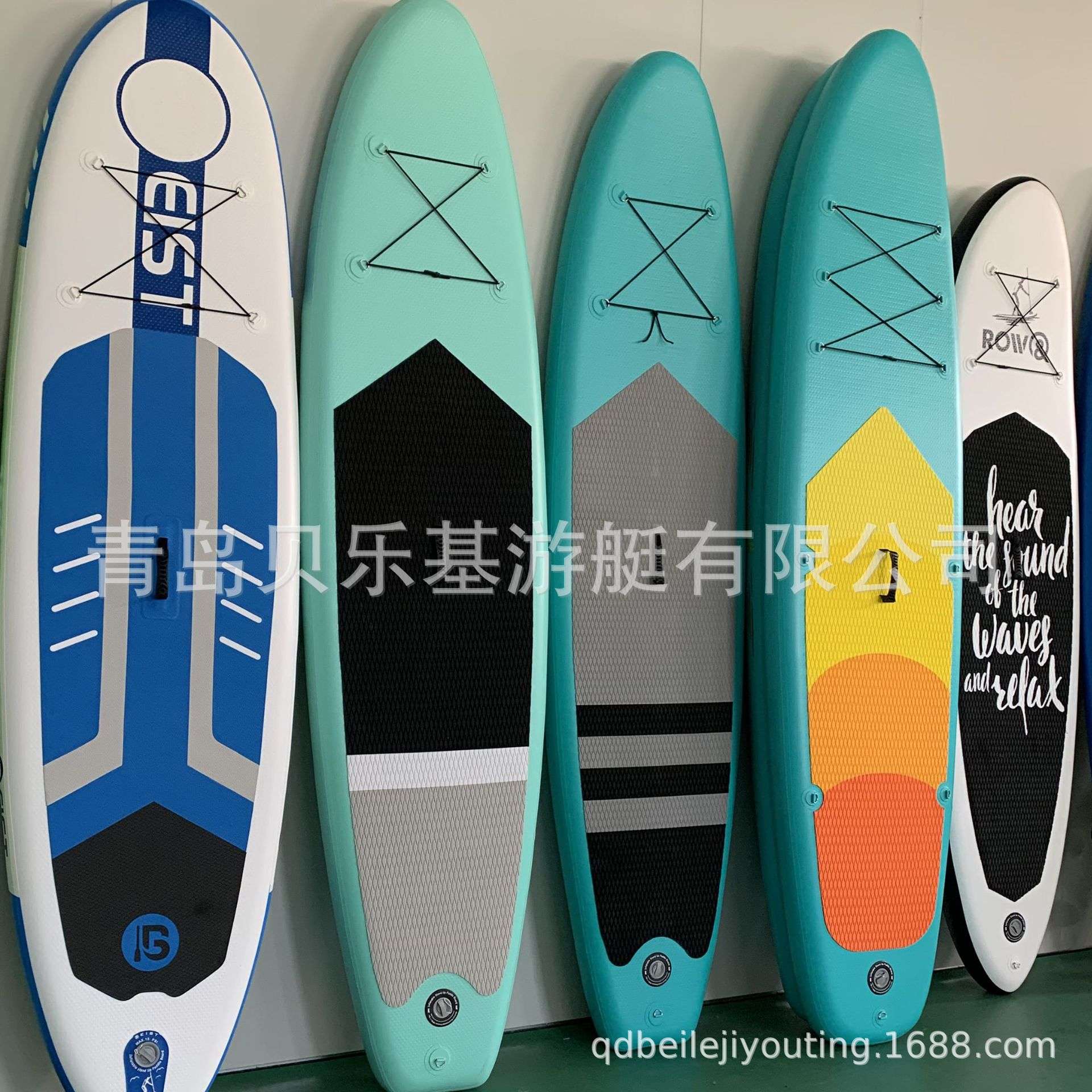 轻便划水板充气水上滑板户外桨板SUP加厚冲浪板新手休闲浆板
