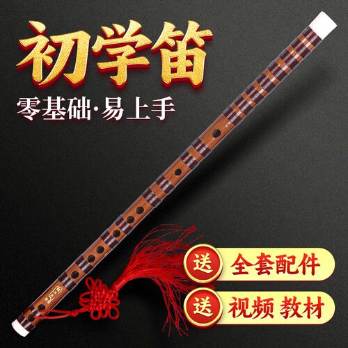 笛子一节笛初学成人竹笛精制入门
