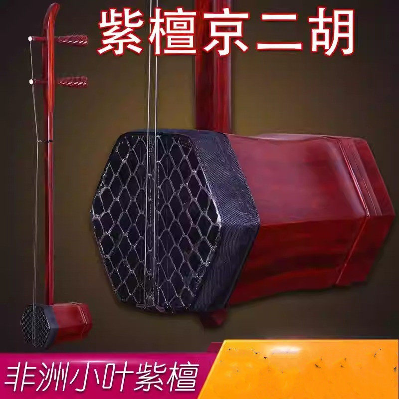 京二胡西皮二黄京二胡紫檀木西皮二黄专业京二胡