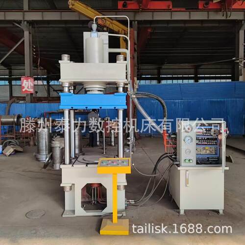 100吨160吨小台面浅拉深茶饼榨油全自动液压机金属冷挤压成型销售