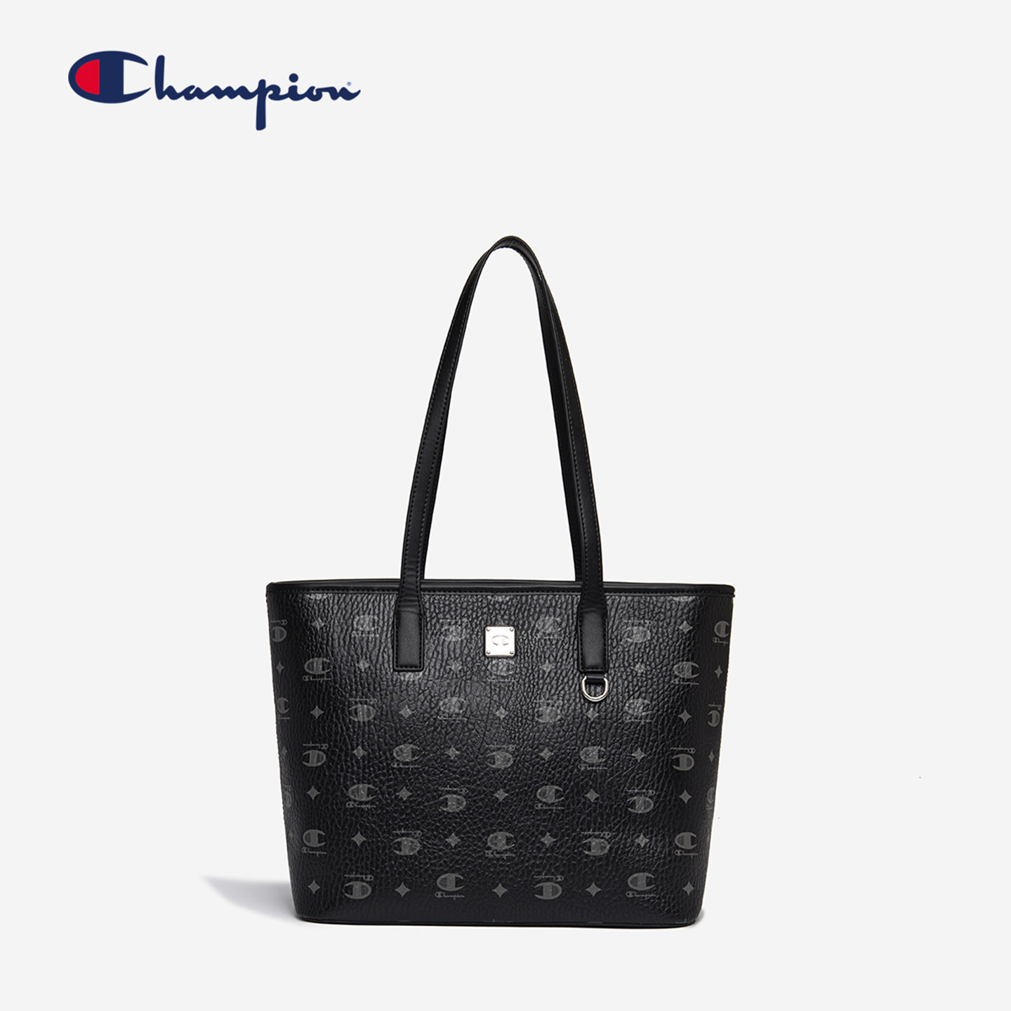 Champion大容量印花轻奢托特包女图片