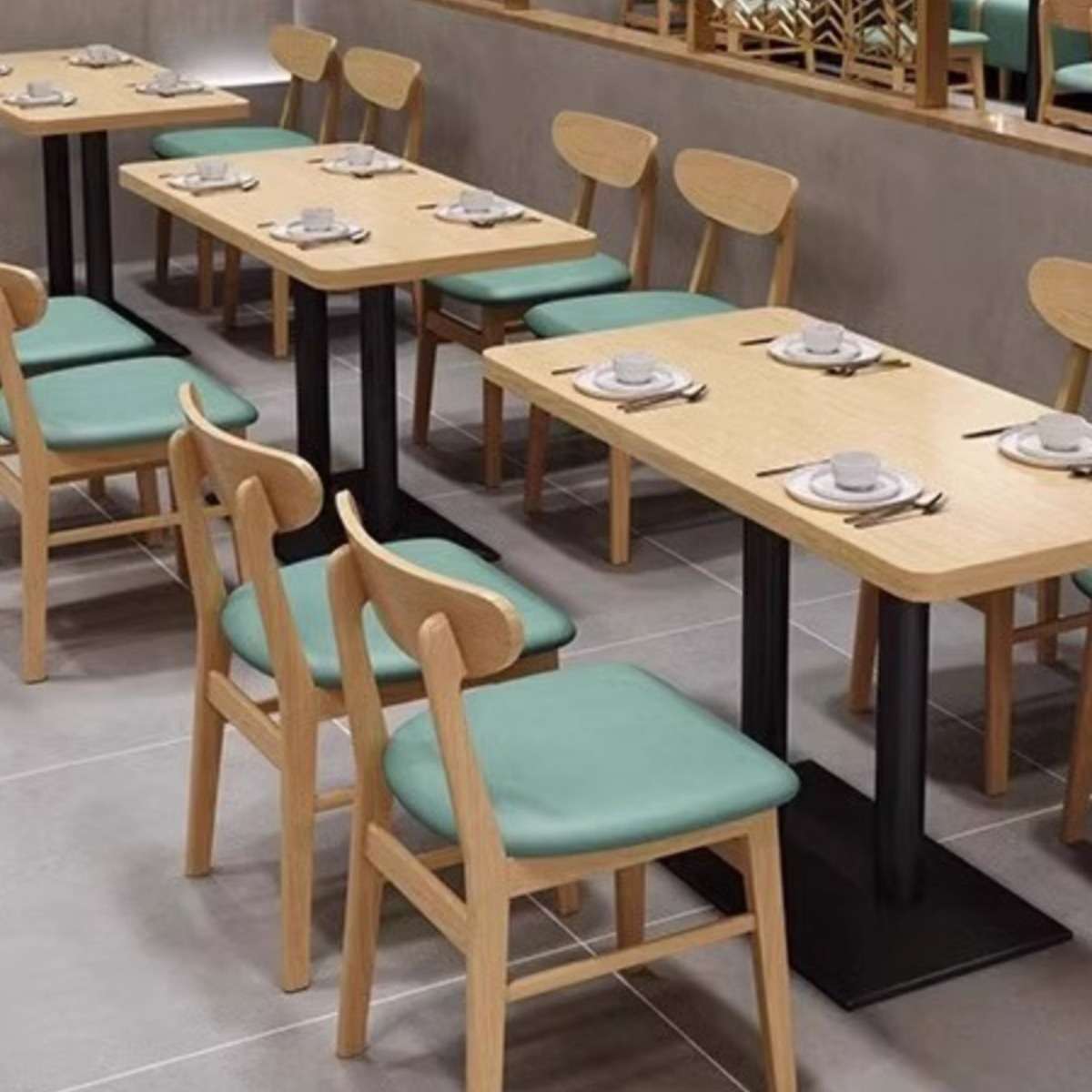 咖啡中西餐厅卡座桌椅组合汉堡甜品奶茶火锅饭店靠墙沙发商用