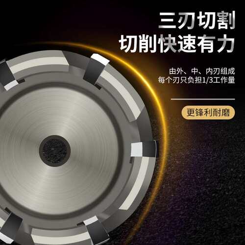 黄小超空心钻头取芯磁力钻钻头不锈钢打孔金属合金厚钢板开孔器