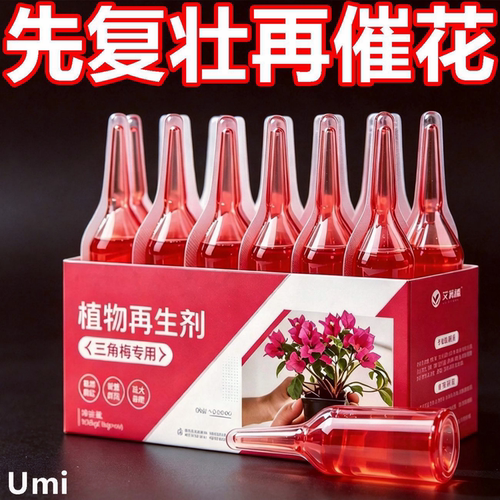 三角梅再生剂盆栽救星黄叶枯枝复活催花爆根促芽园艺通用营养液
