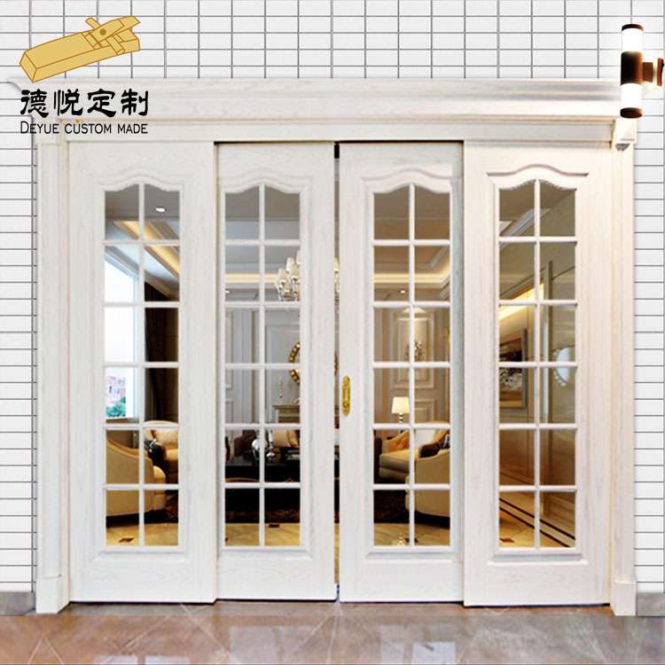 欧式阳台推拉门书房烤漆木门实木厨房推拉移门