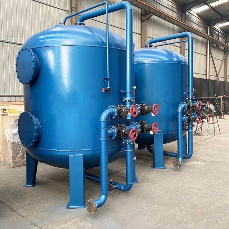 石英砂活性炭过滤器水处理压力过滤器滤料机械过滤多介质过滤器