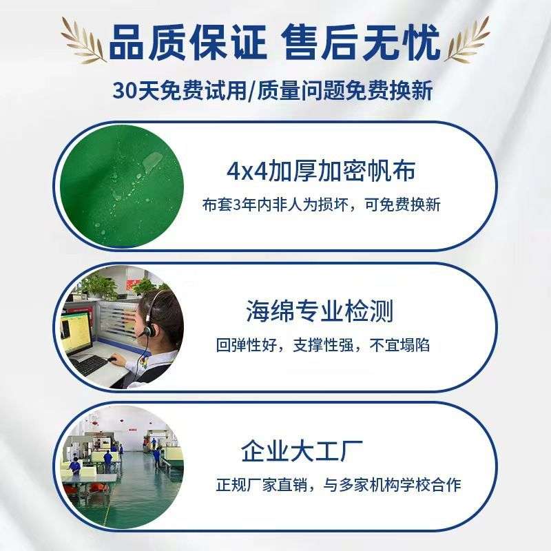 空翻体育垫子折叠跳高海绵垫跆拳道垫攀岩训练舞蹈体操垫高密度