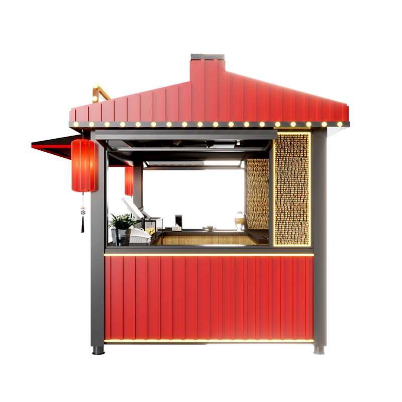 齐田文旅景区街道售货亭创意中国风小吃美食网红夜市集装箱商铺