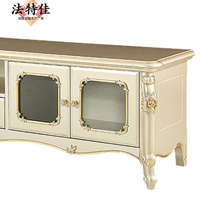 后现代新古典茶几电视柜组合港式轻奢储物柜电视柜家具