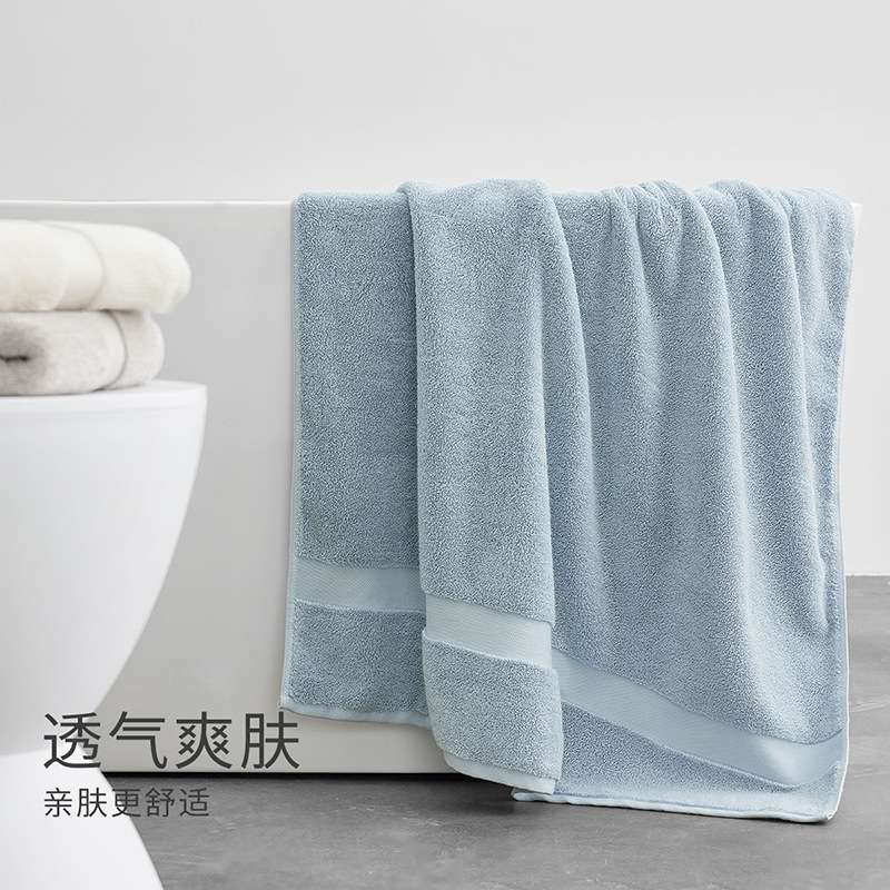 三利毛巾纯棉浴巾成人情侣800g洗澡巾80*160加大全棉浴巾跨境浴巾
