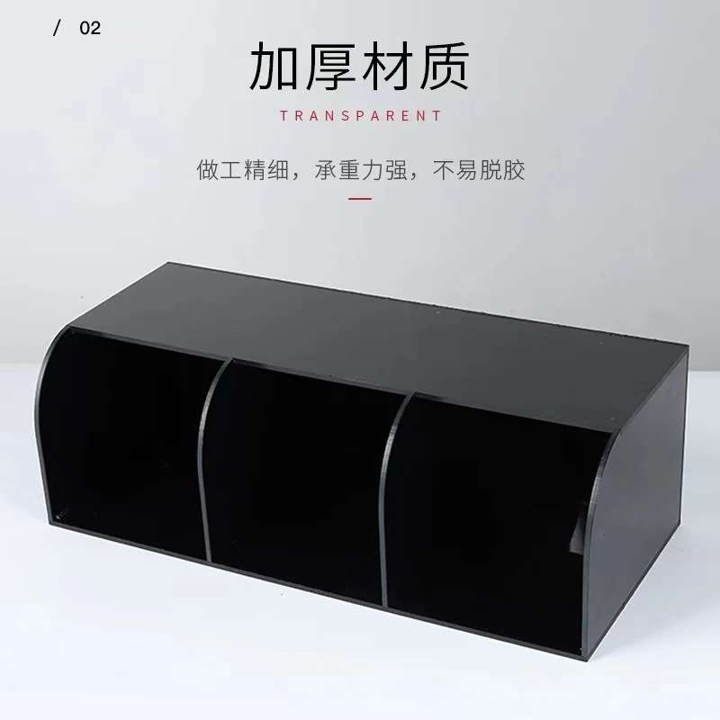 整理架三格创意商用酒店吧台餐台奶茶店吸管勺子专用