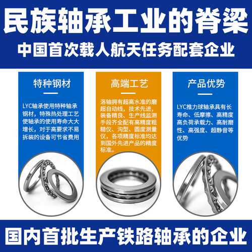 LYC 洛阳轴承集团 51224 51226 51228 51230 51232 51234 51236 M