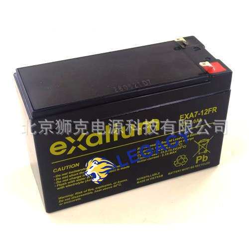 EXALIUM蓄电池 EXA5-12 12V5AH 移动设备 电动工具 照明 音响电池