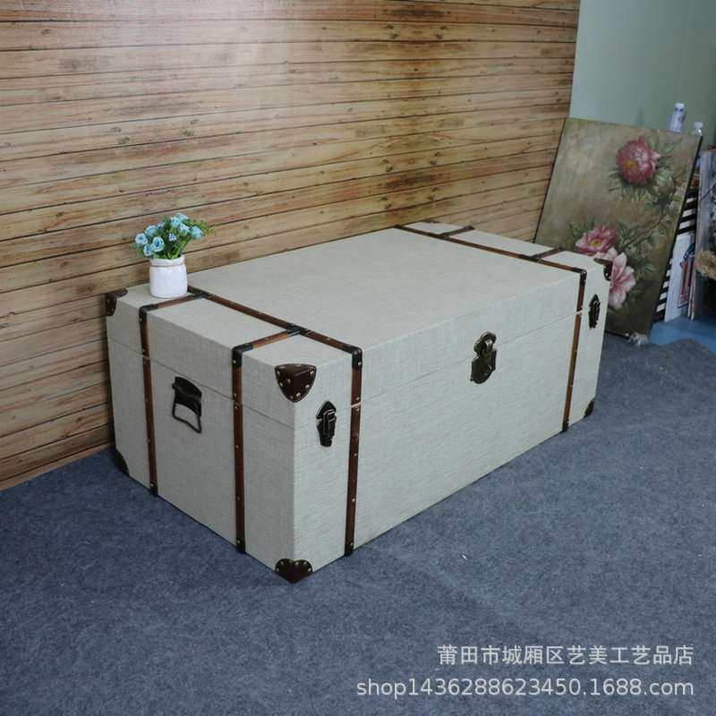 欧式复古乡村简易茶几简约小户型客厅整装收纳储物茶几电视柜组合