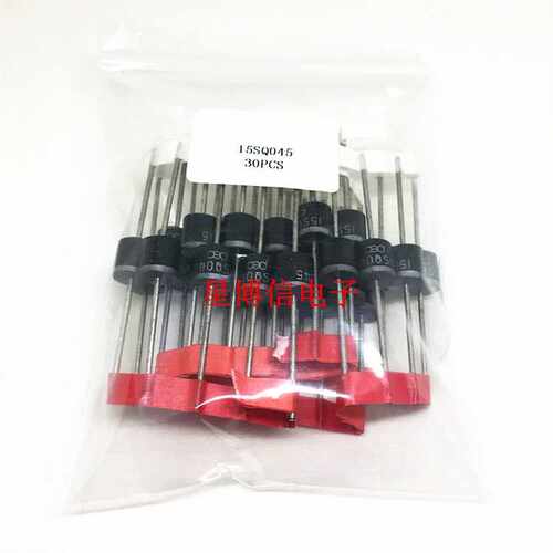 30PCS 一包 15SQ045 太阳能肖特基二极管 15A 45V 大功率 R-6