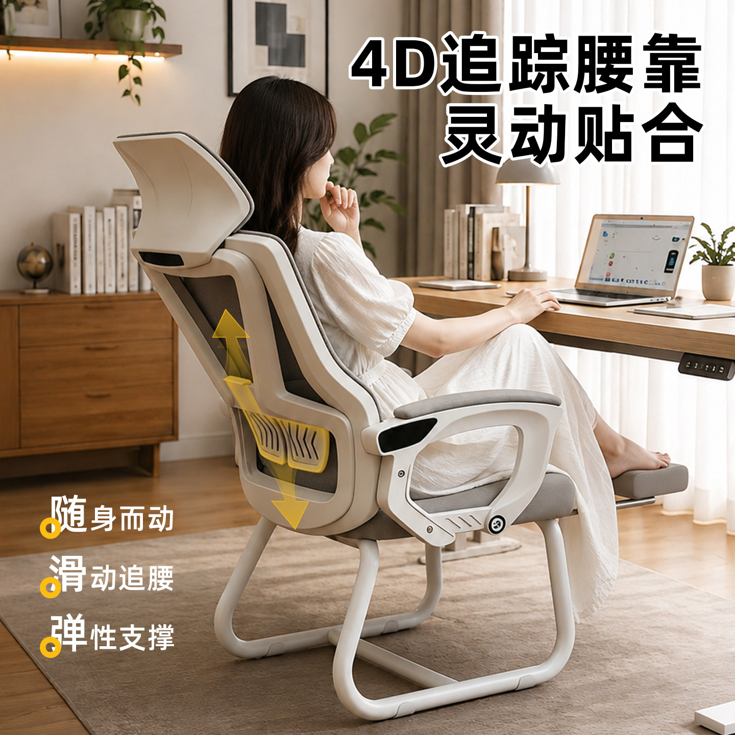 可坐'可躺'可仰'舒适办公椅