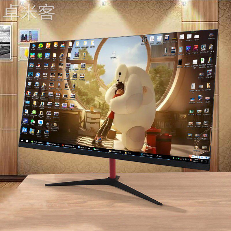卓米客32英寸曲面电脑显示器HDMI高清144HZ台式2K电竞PS4游戏24大