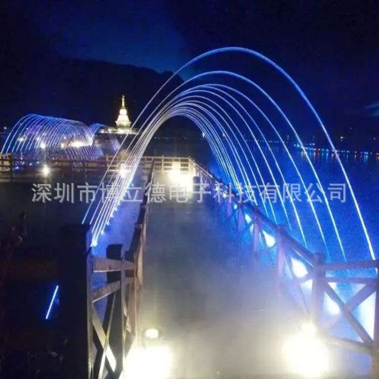 不锈钢波光跳泉喷头全套设备水池水景庭院造景装饰花园流水户外