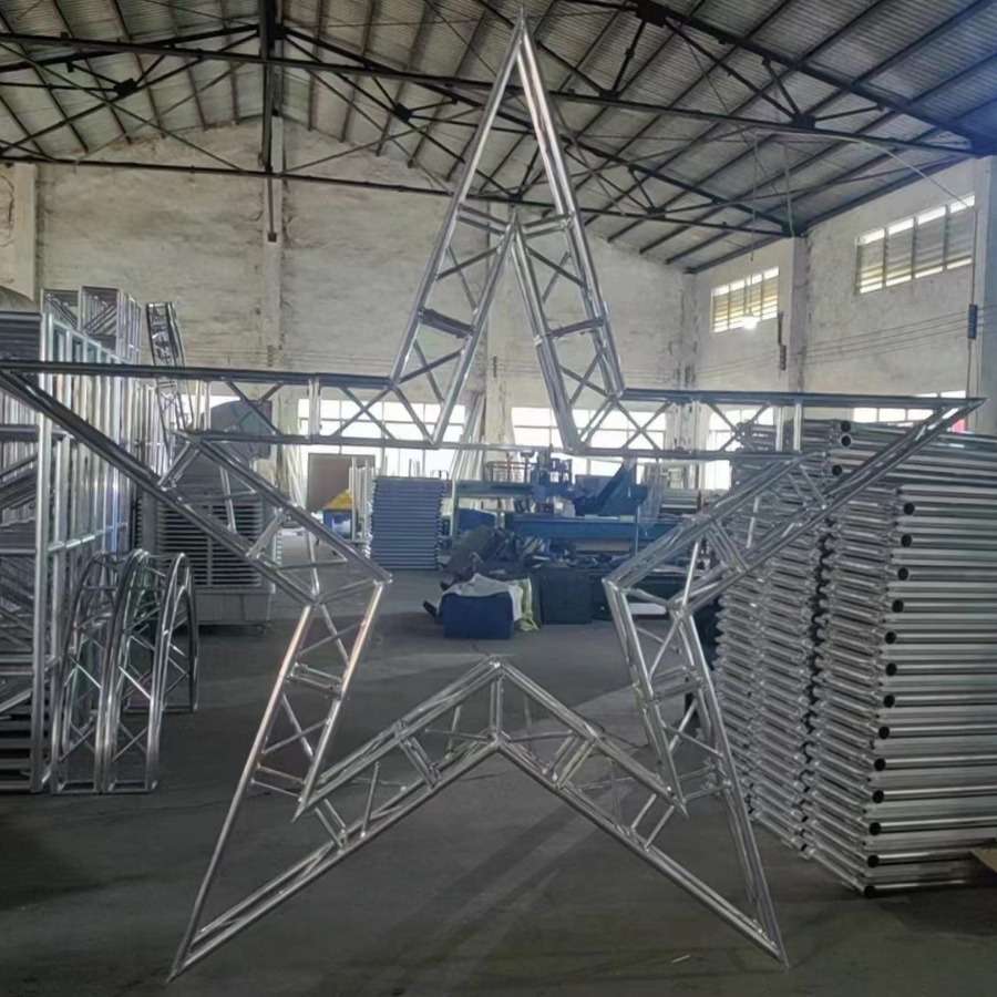 厂家 铝合金桁架舞台背景求婚心形圆形五角形活动阶梯展示架