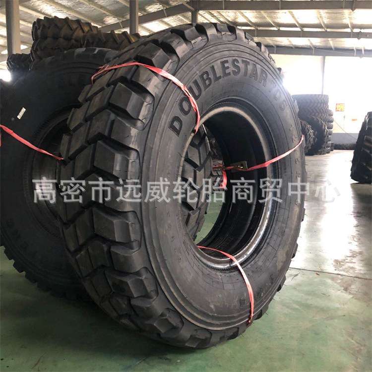 双星东风EQ2102越野卡车轮胎12.5R20真空炮车胎可配内胎