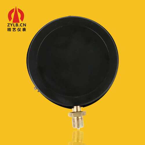 供精密压力表黑色铁壳精密表径向高精密压力表0.4级YB-150 16MPa