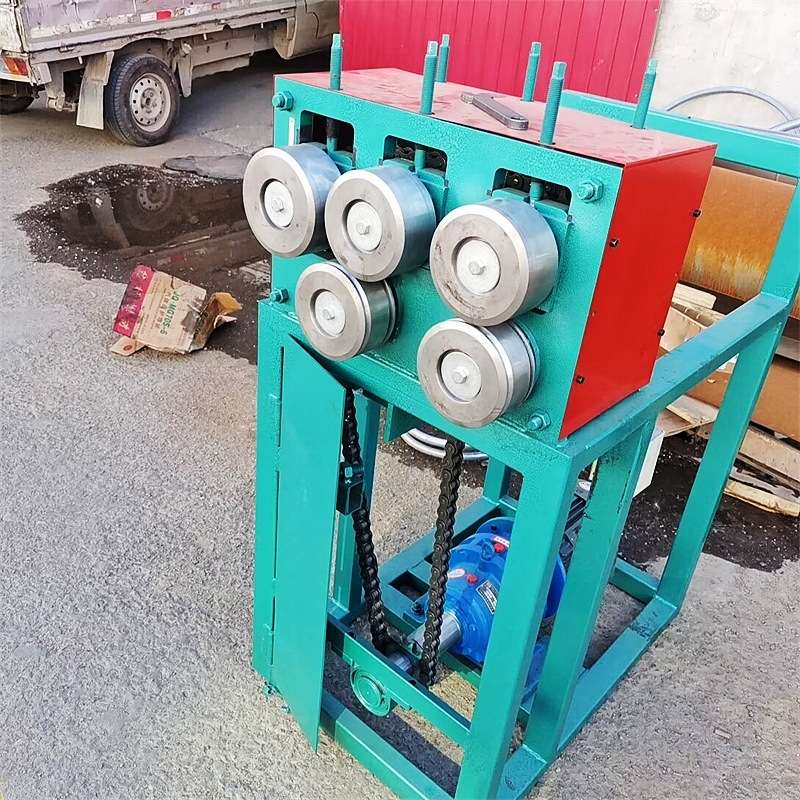 圆管方管卷圆机 圆管打圈机 方管打圈立式电动角铁盘圆机生产厂家