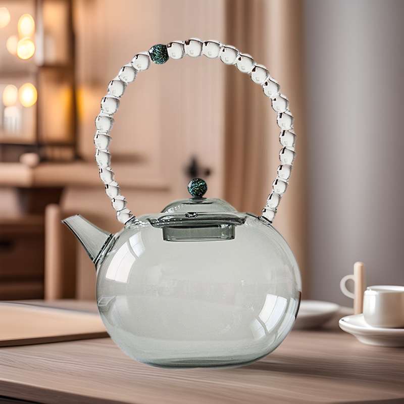 女士耐高温玻璃茶壶加厚煮茶器日式泡茶壶家用水果茶煮水壶烧水壶