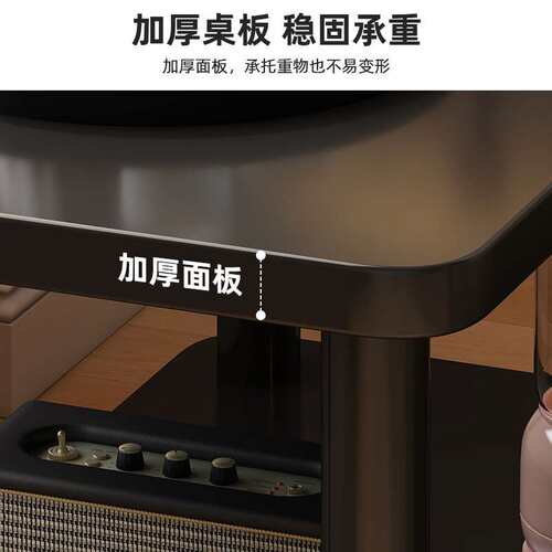 沙发中间小茶几简易办公室角落小桌子休闲接待边几双层方桌置物架