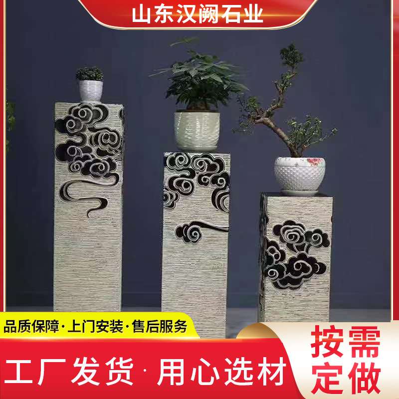 拴马桩 仿古做旧石雕狮子拴马桩 庭院装饰石雕酒店门口摆件拴马桩