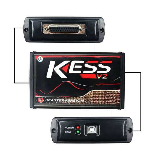 工厂直销KESS V2 红色欧版V2.8 V5.017不限点数无限制ECU编程仪