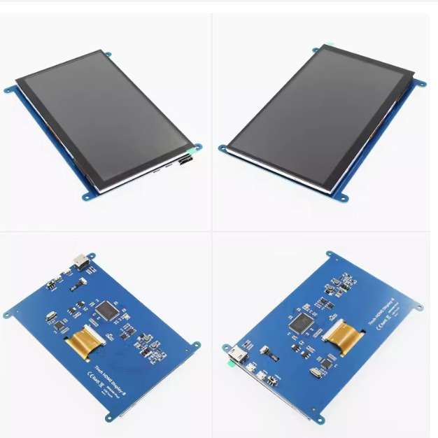 7寸树莓派HDMI电容触摸屏显示器800X480 for Raspberry Pi 3B+/4B
