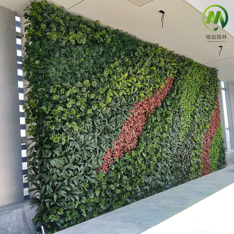 垂直绿化系列仿真植物墙 立体空间造景仿真绿植墙 装饰用植物墙