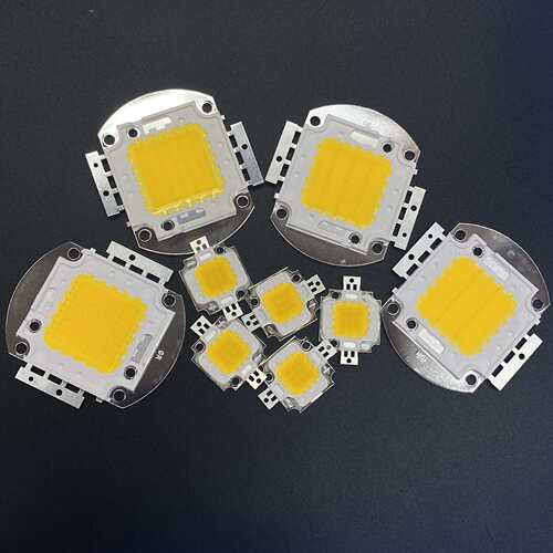 集成灯珠 暖白光3000-3500K 100W大功率LED光源 45MIL芯片 泛光灯