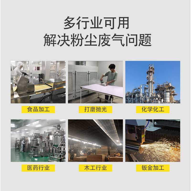 大型大功率旋风不锈钢零无耗材防爆水帘水膜用集尘机湿式除尘器