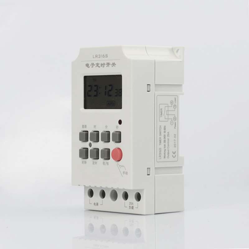 微电脑时控开关LR316S秒控秒定时器28组循环秒级控制时间开关12V