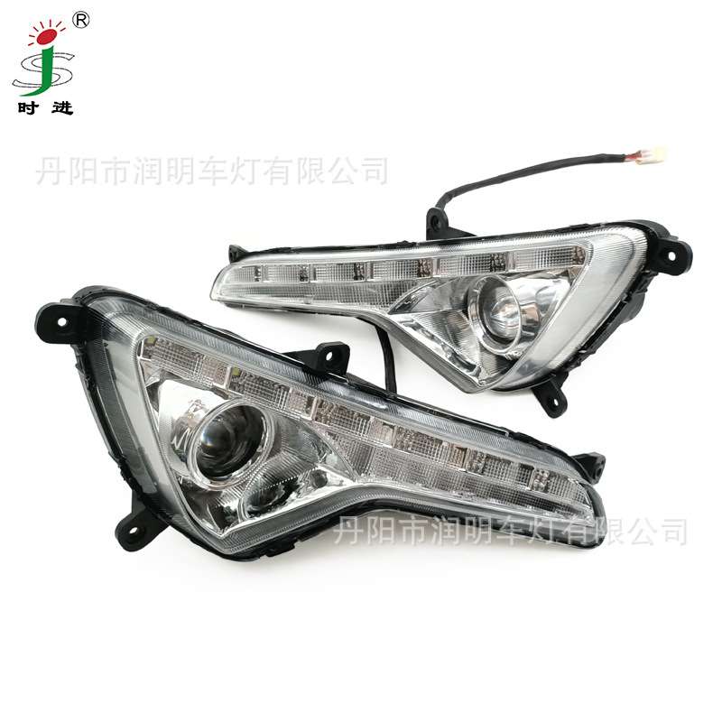 时进 ATV/UTV全地形四轮电动汽车前照灯LED带透镜前脸大灯直