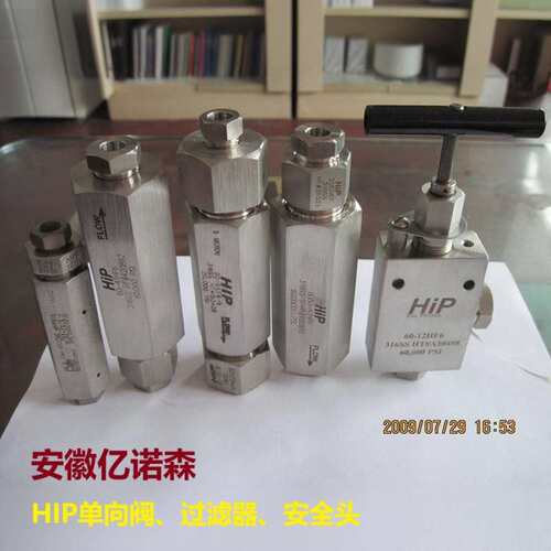 100μm精度HIP高压过滤器15-51AF1 不锈钢过滤器0.5微米60F-51HF6