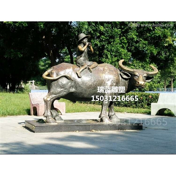 铜牛雕塑铸铜大型开荒牛雕像华尔街牛雕塑纯铜水牛秏牛动物铜雕
