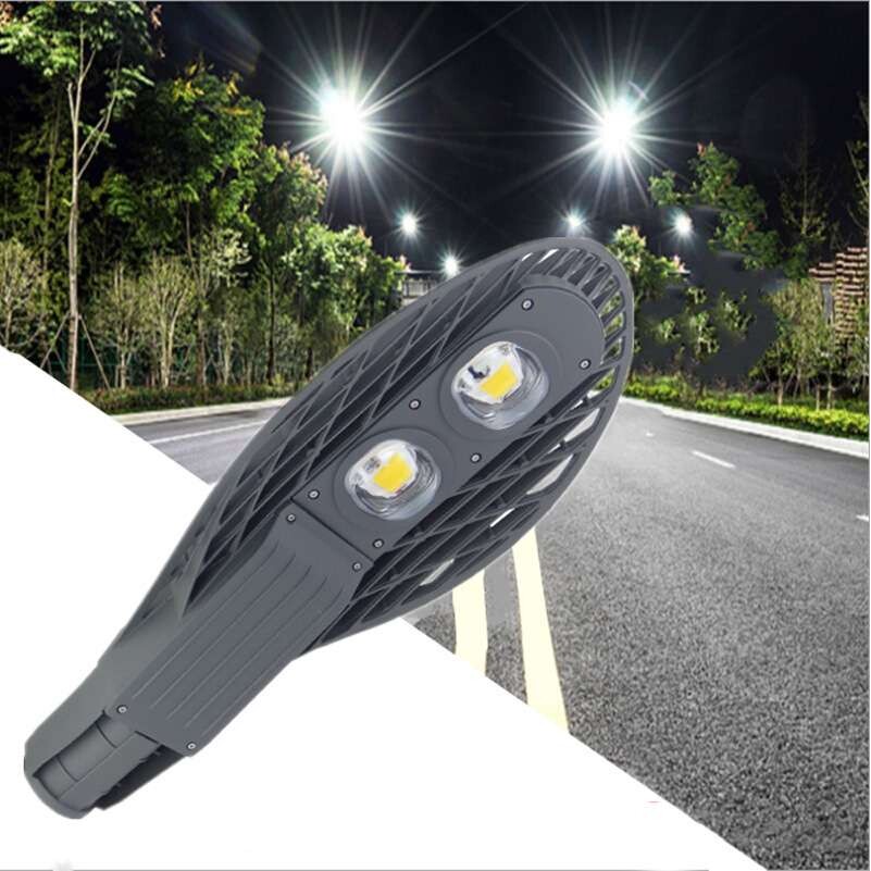 LED大功率市电集成网拍路灯头50W100W150W小区街道厂房工程灯具