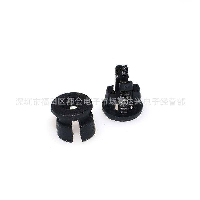 3mm/5mm平扣,长短扣灯座塑料底座子面板固定灯套F3/F5直插灯套LED