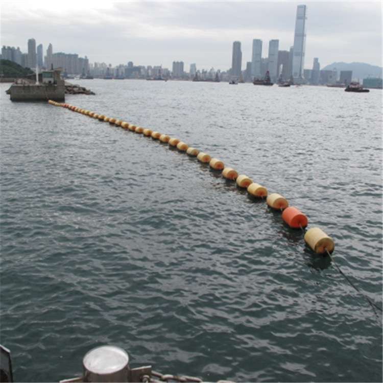 水上警示浮体 码头过往船只拦截浮漂水电站拦污浮排 500*1000