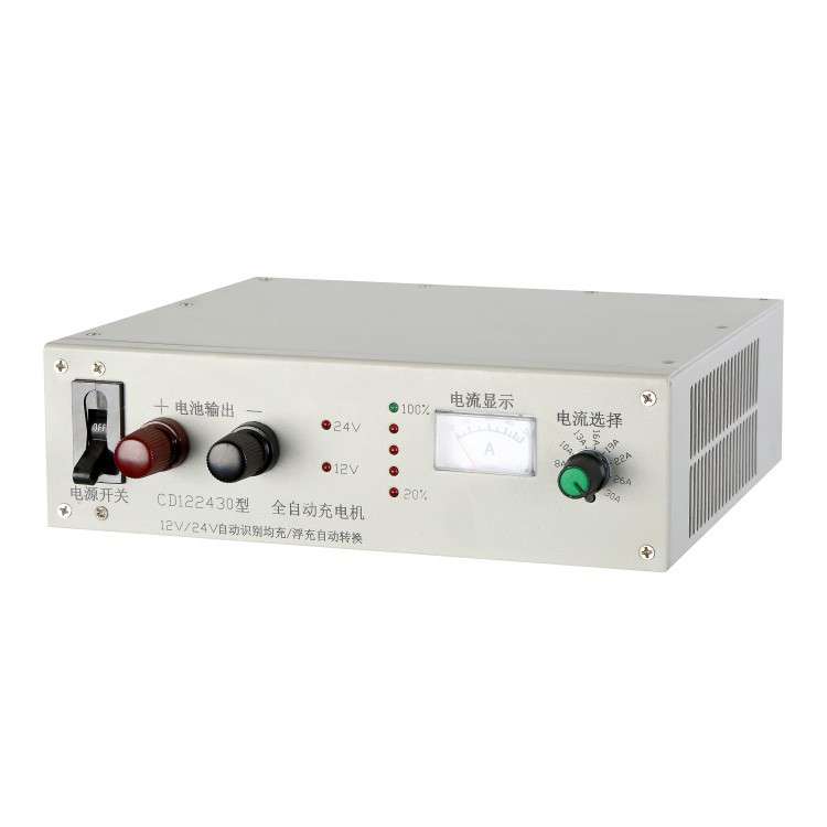 厂家直接供应12V/24V自动转换柴油发动机充电机开关型智能充电机