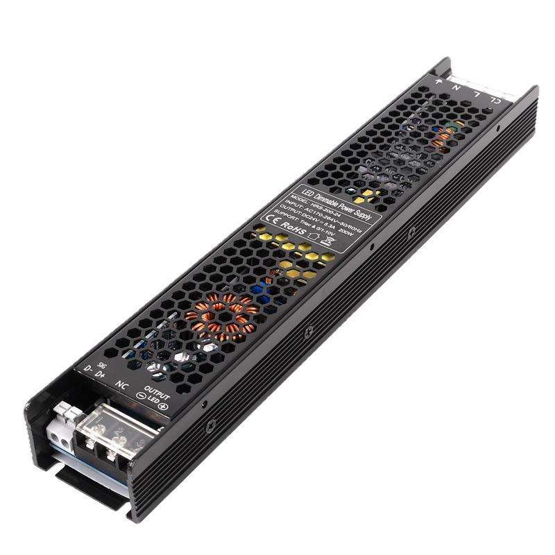LED调光电源24V200W恒压调光灯条灯带可控硅0-10V无频闪变压器