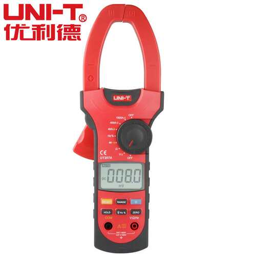 UNI-T优利德数字钳形表万用表全自动数显电流表交直流 UT207/8/9A