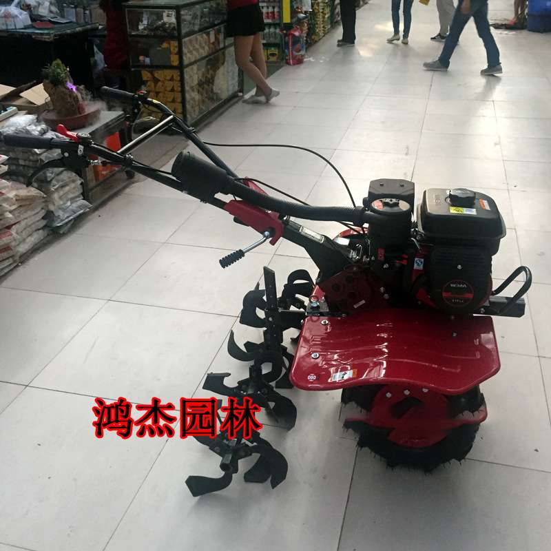 重庆威马7.0马力多功能汽油微耕机小型松土机旋耕起垄除草开沟