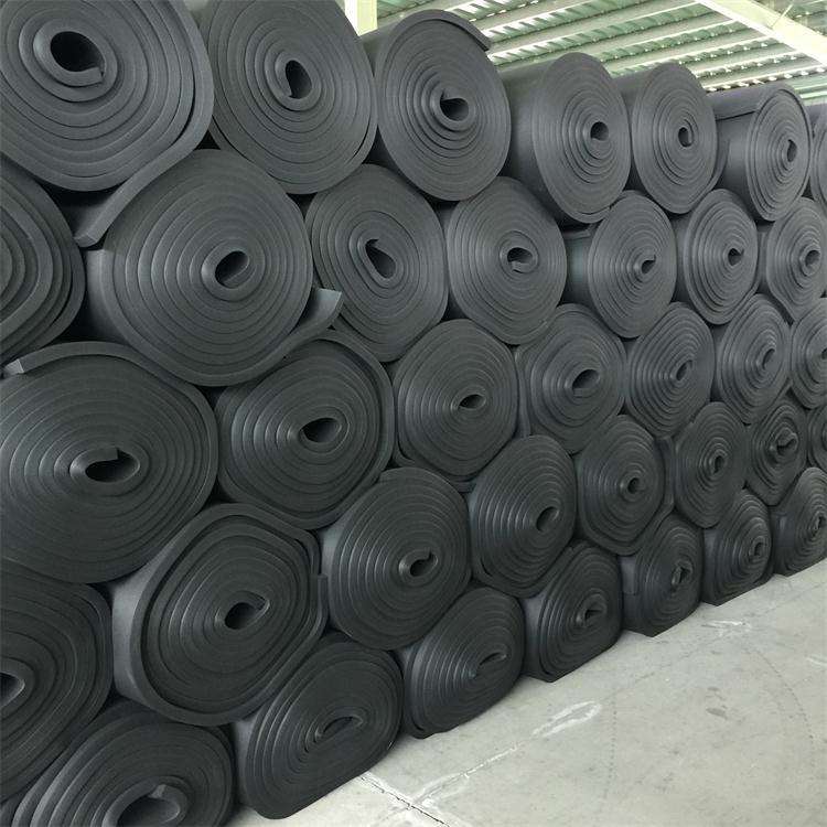 奥美斯橡塑保温板B1保温橡塑板房顶隔热棉室内管道隔音棉